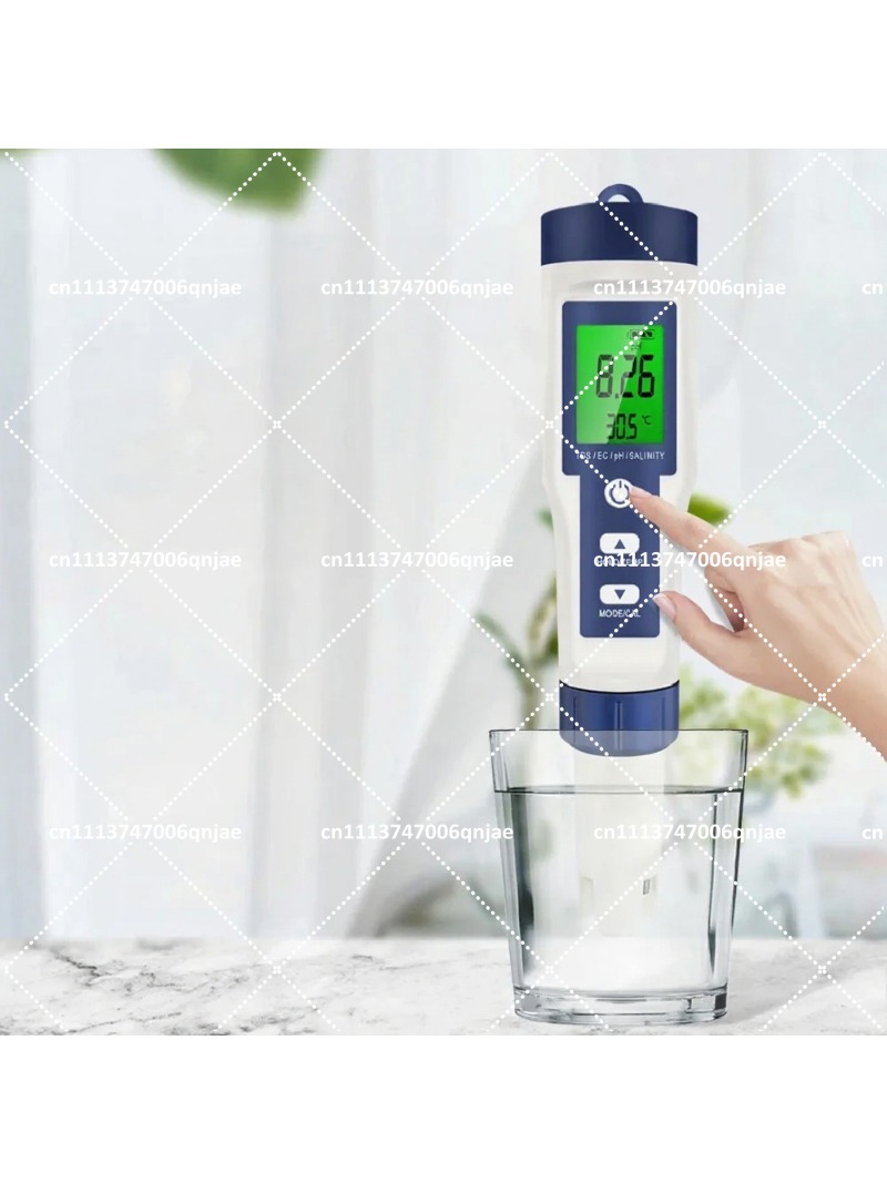 Ph Meter Digital Water Tester - Alat Penguji Kualitas Air Digital 5-in-1,