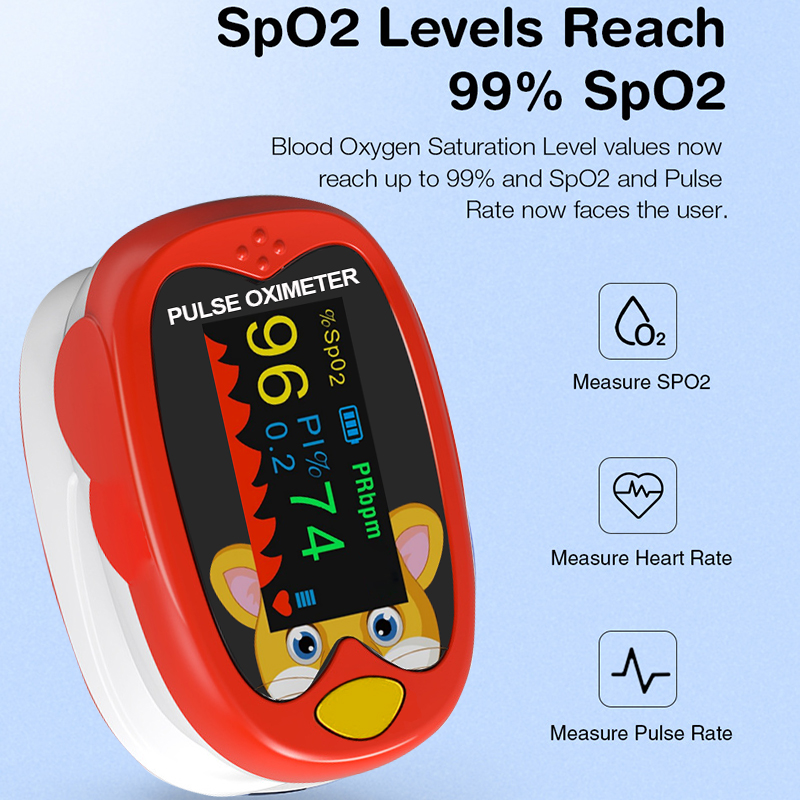 Pulse Oximeter Fingertip Rechargeable - Oksimeter denyut ujung jari Digital, pemantau