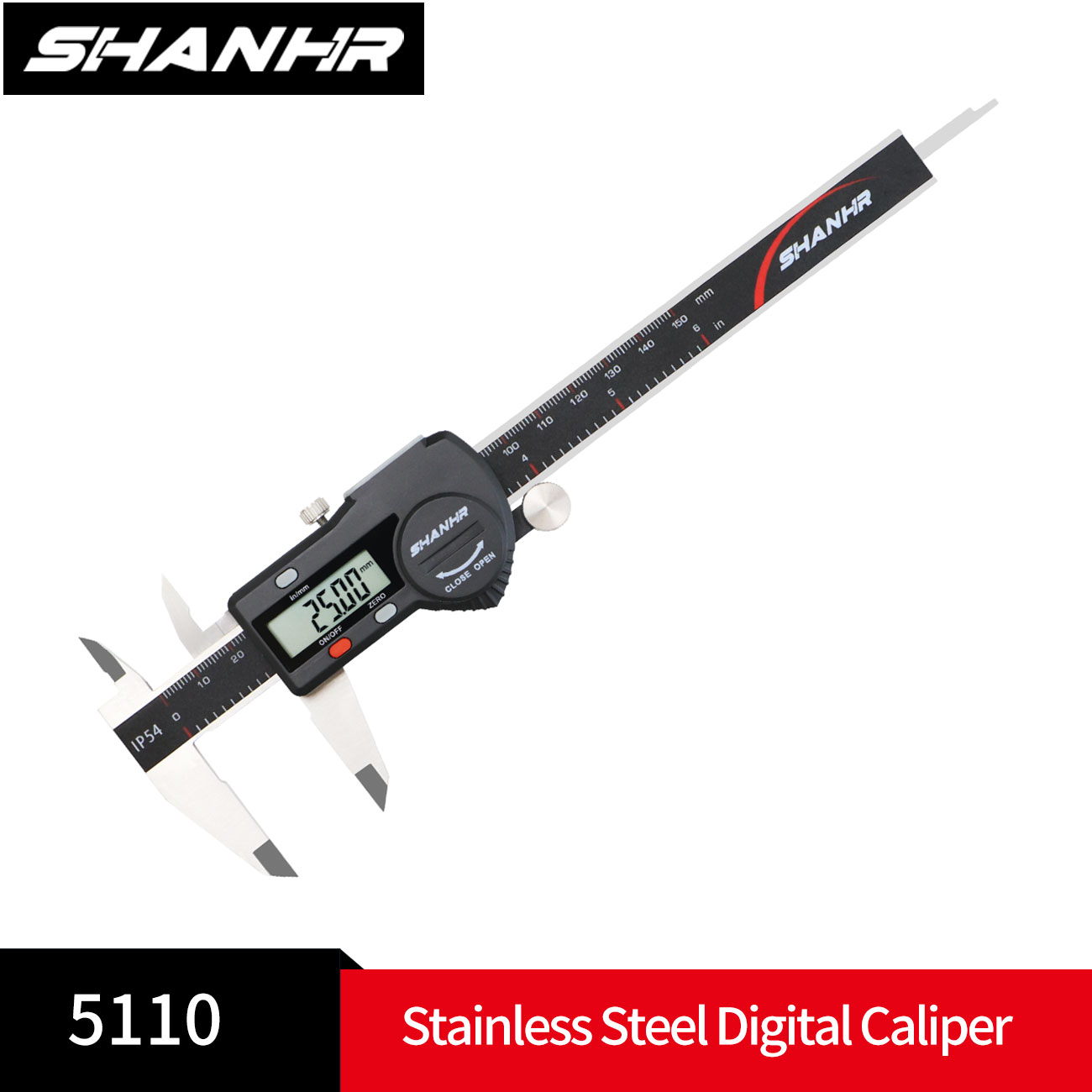 Digital Caliper 150Mm Stainless Steel - SHANHR IP54 150 mm Jangka Sorong