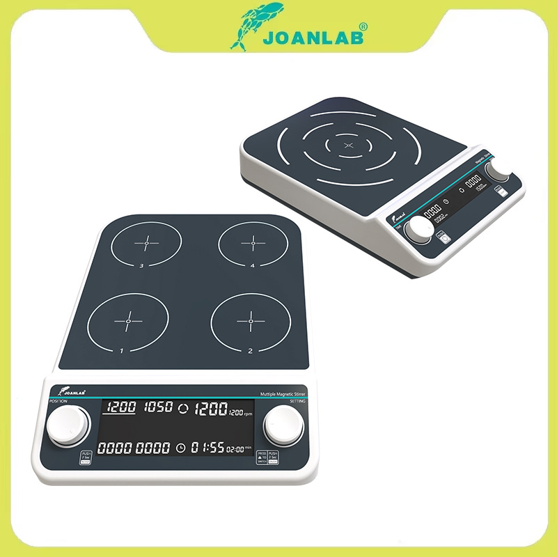 Lab Magnetic Stirrer Hot Plate - Empat Stasiun Enam Posisi Beberapa Pengaduk