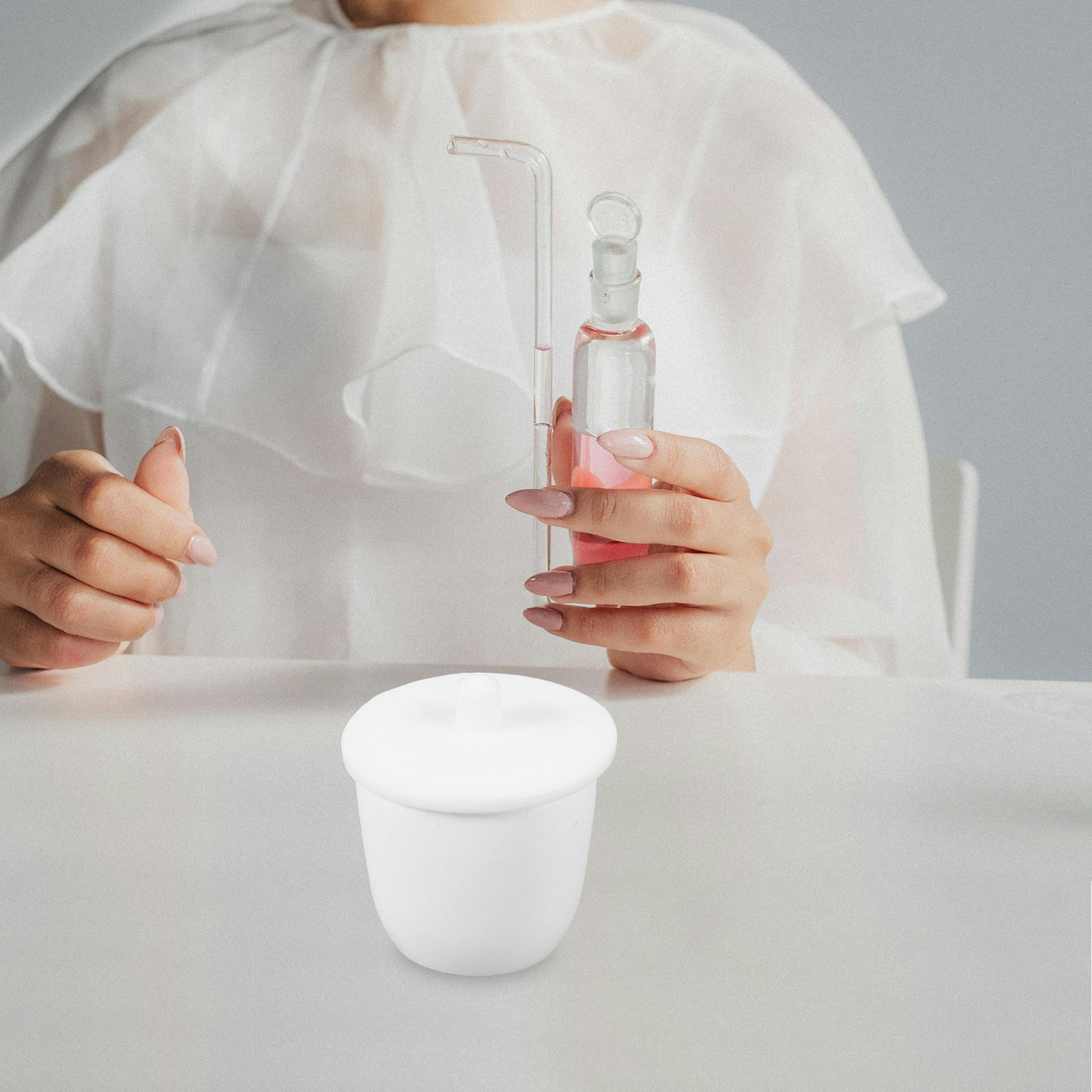 Lab Equipment - Krusibel Laboratorium PTFE 30ml, Tutup Krusibel