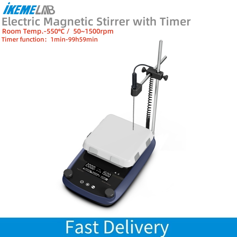 IKEME LCD Digital Display Peng - Lab Magnetic Stirrer Hot Plate ulasan dan harga