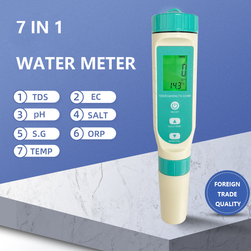 2023 Model Terbaru 7-in-1, Ala - Ph Meter Digital Water Tester ulasan dan harga