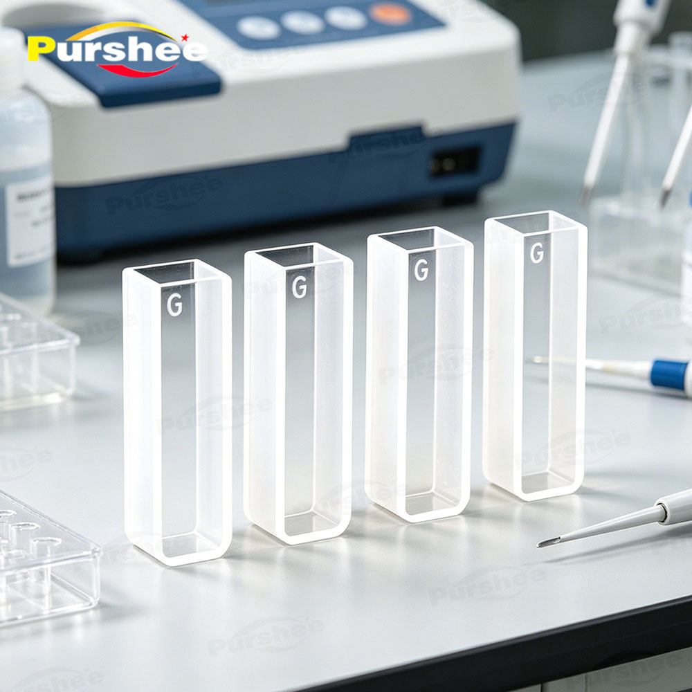 4 buah sel kuvet kaca dengan b - Lab Equipment ulasan dan harga