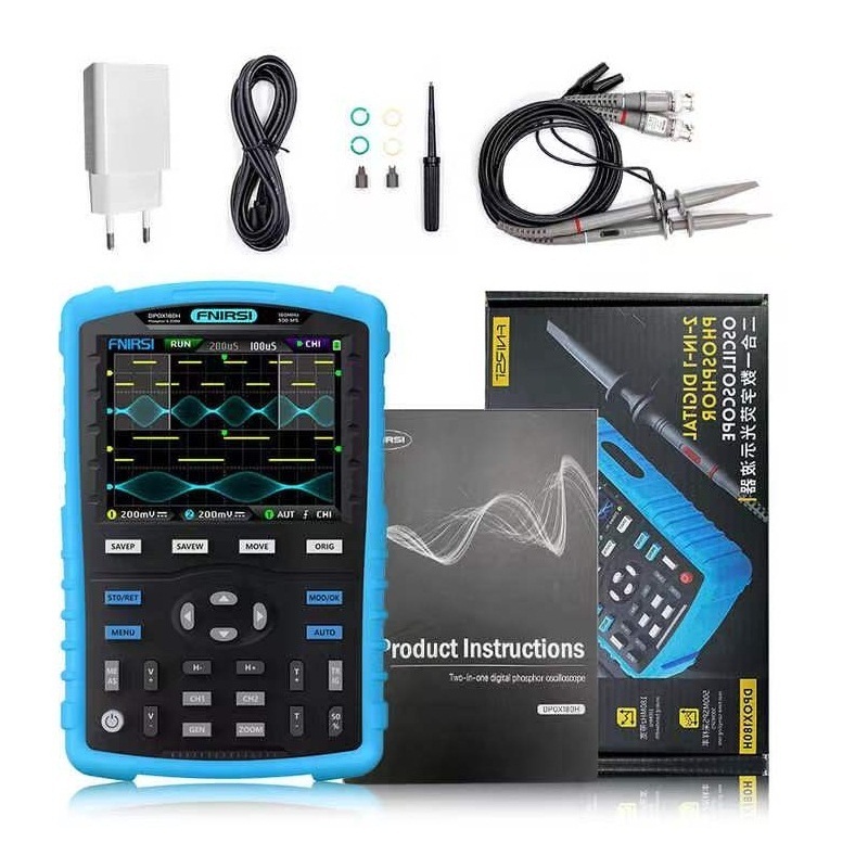 FNIRSI DPOX180H Osiloskop Digi - Fnirsi Digital Oscilloscope Handheld ulasan dan harga