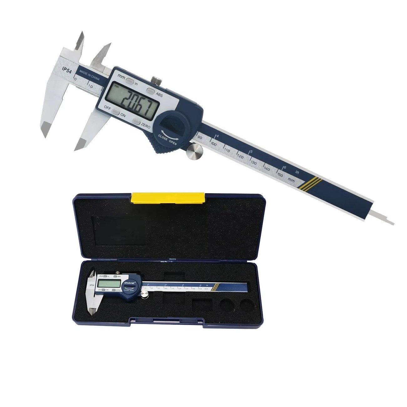 Kaliper Vernier Digital IP54 0 - Digital Caliper 150Mm Stainless Steel ulasan dan harga