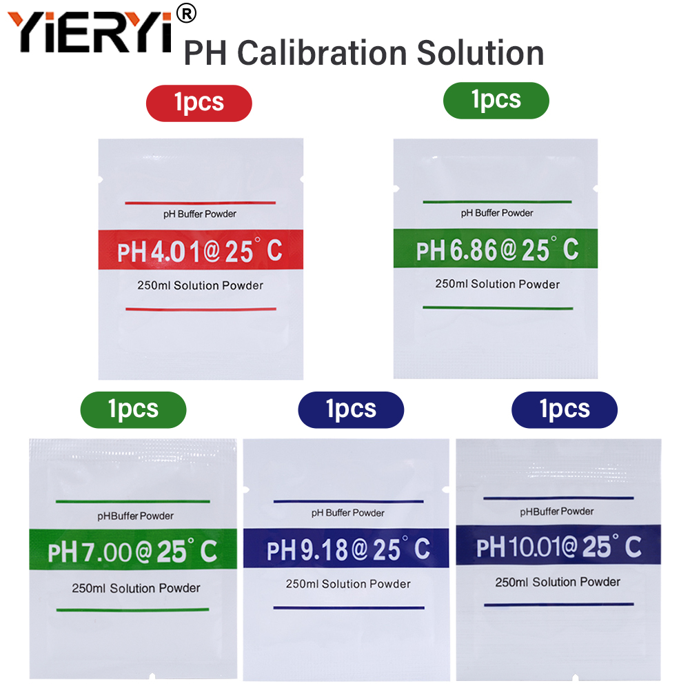 Set Bubuk Kalibrasi Yieryi Ph  - Ph Meter Digital Water Tester ulasan dan harga