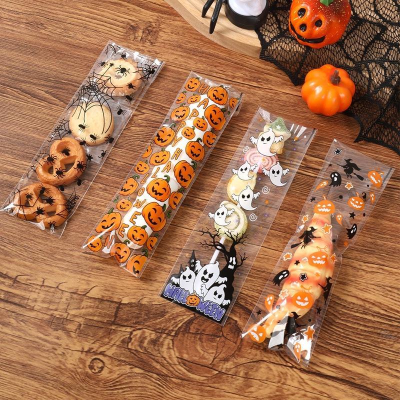 50/100Pcs Tas Halloween Pereka - Packaging ulasan dan harga