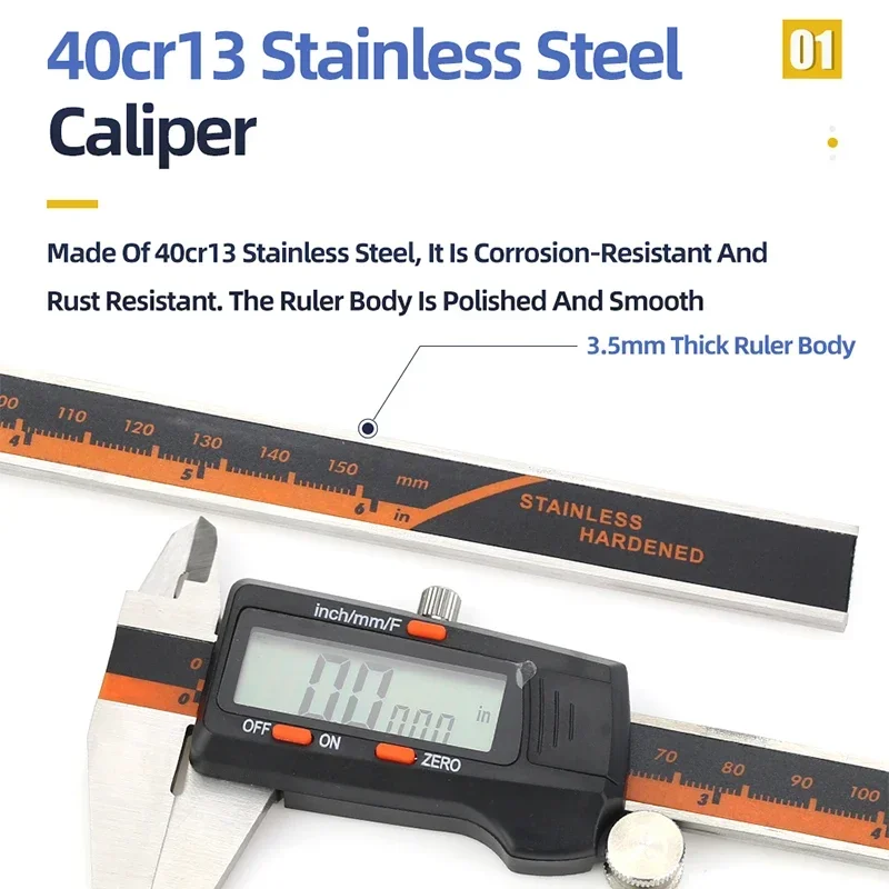 Alat Ukur Kaliper Vernier Pach - Digital Caliper 150Mm Stainless Steel ulasan dan harga