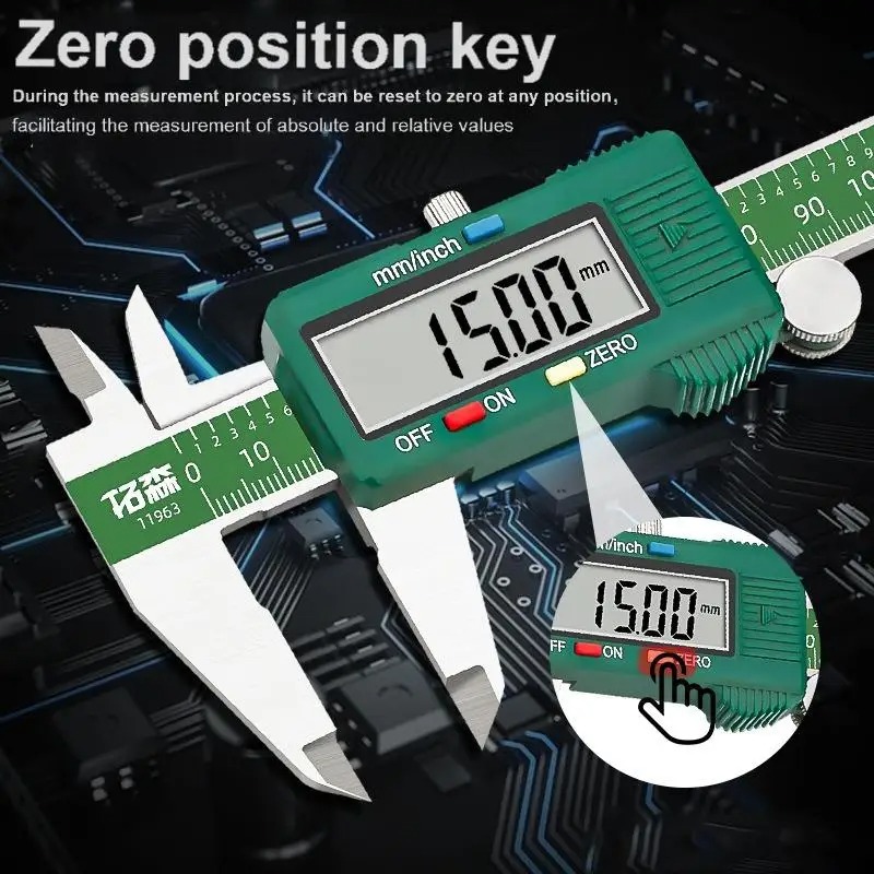 Kaliper Digital Presisi Tinggi - Digital Caliper 150Mm Stainless Steel ulasan dan harga
