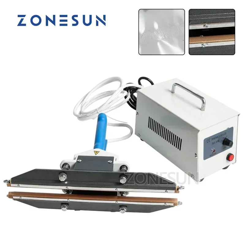 ZONESUN 400mm Mesin Penyegel P - Plastic Bag Impulse Heat Sealer ulasan dan harga